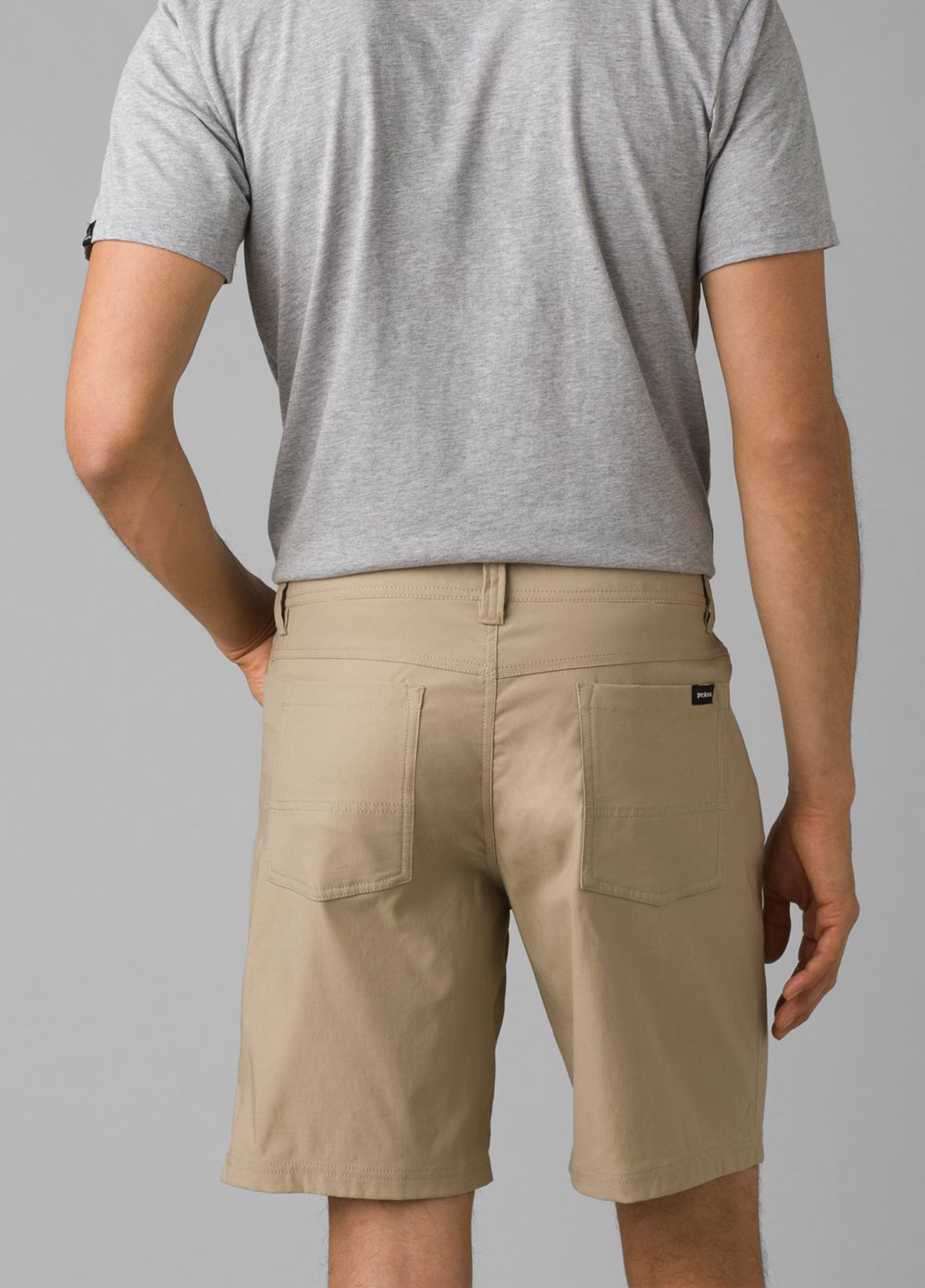 Beige Men's PrAna Brion II Shorts | HAKCIQ416