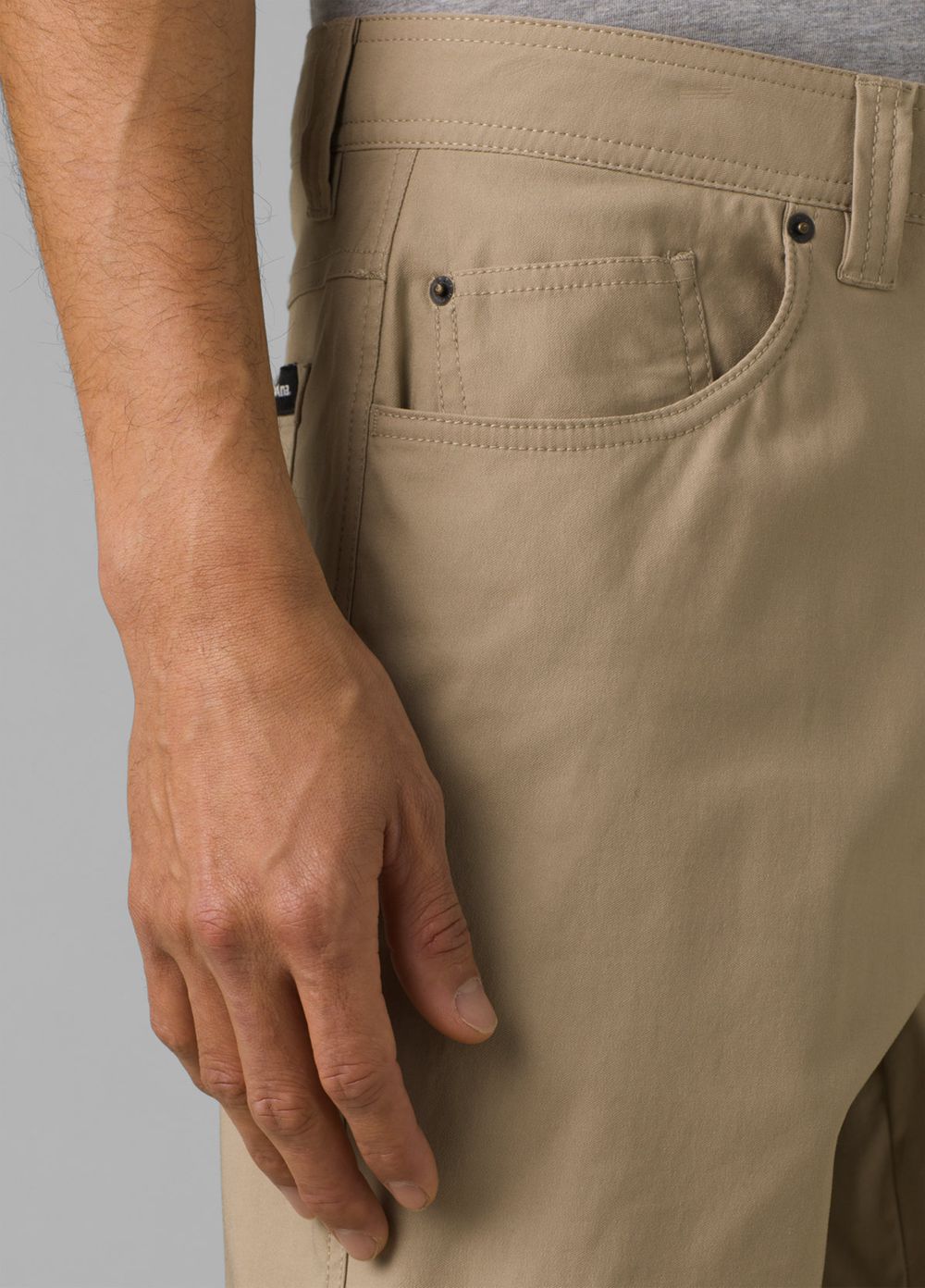 Beige Men's PrAna Brion II Shorts | HAKCIQ416