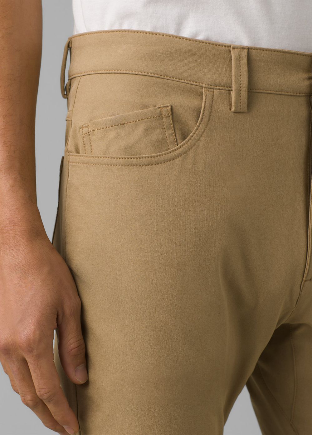 Beige Men's PrAna Decoder Pants | JLFWXD587