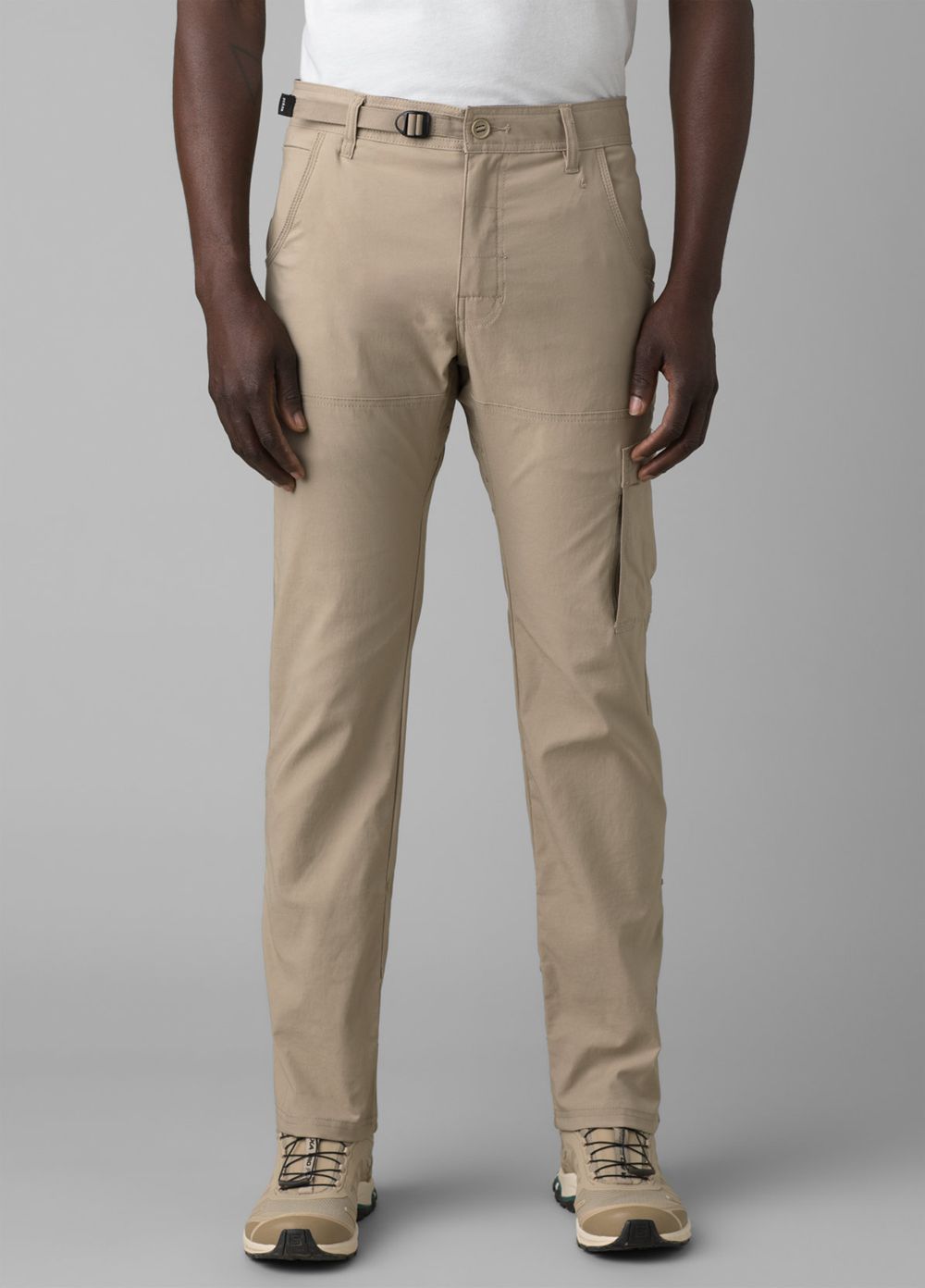 Beige Men\'s PrAna Stretch Zion Slim II Pants | KEAYNQ836