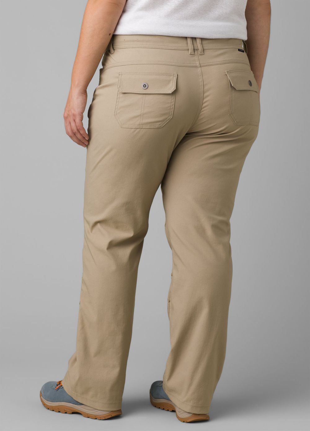 Beige Women's PrAna Halle Plus II Pants | ZPAFJQ475