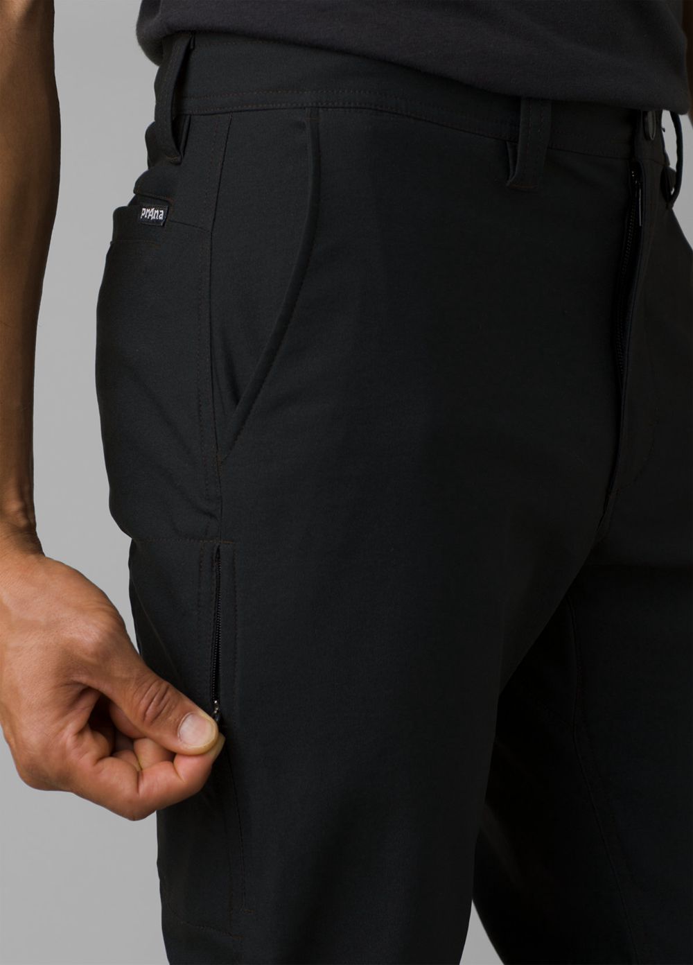 Black Men's PrAna Alameda Pants | DKYOBU321