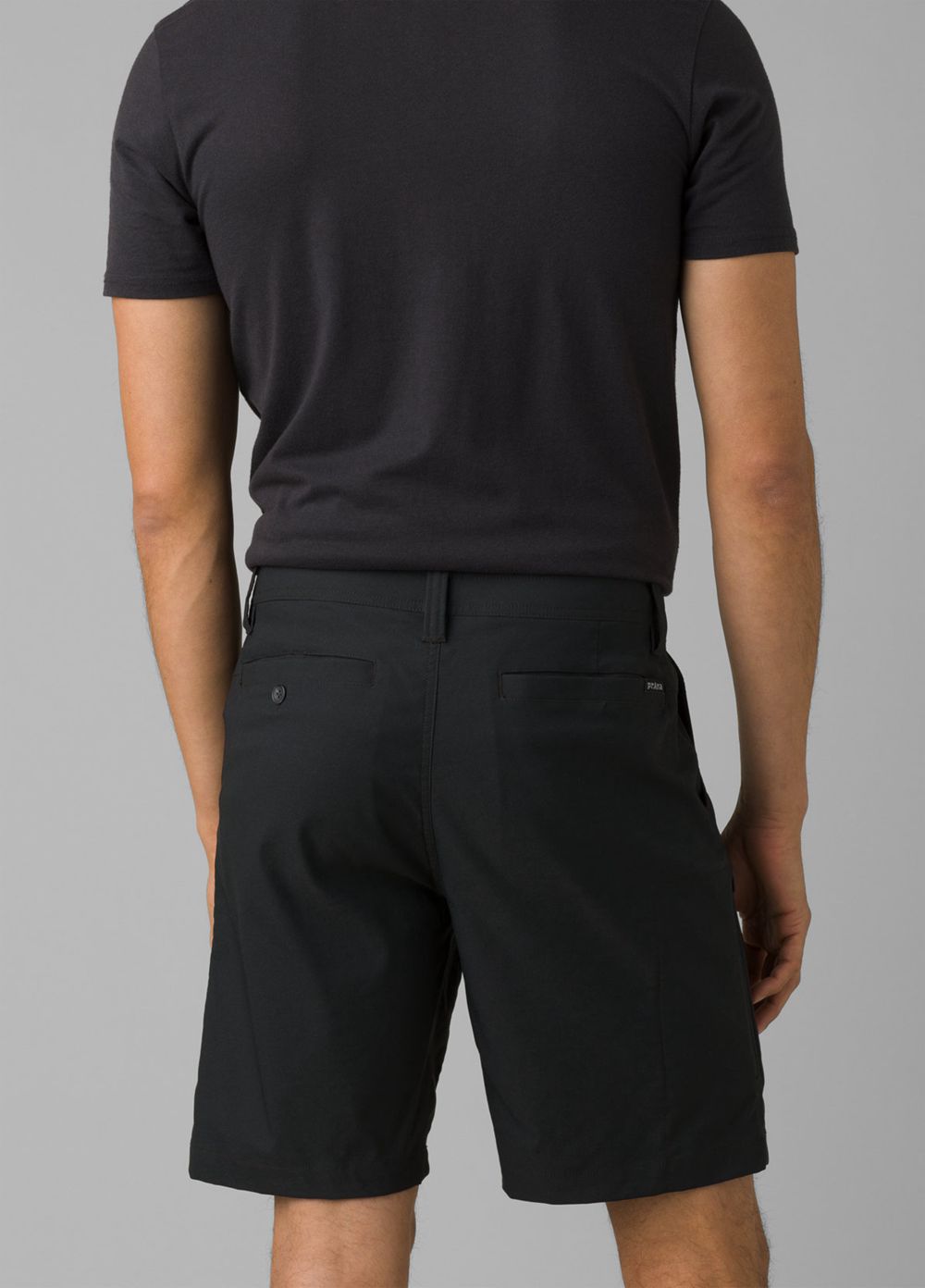 Black Men's PrAna Alameda Shorts | IQDVKZ726