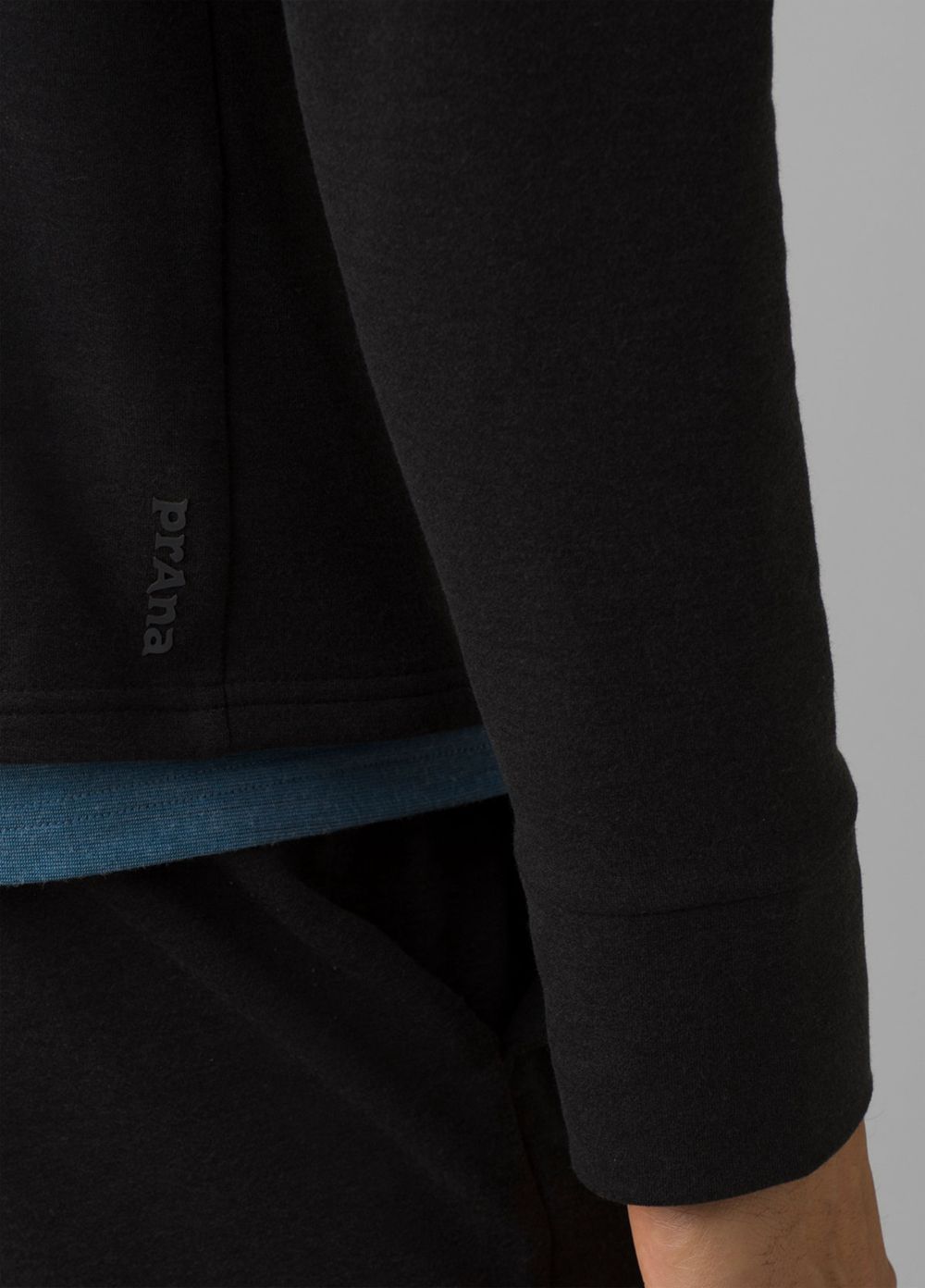 Black Men's PrAna Altitude Tracker 1/4 Zip Sweaters | UTZMXI905