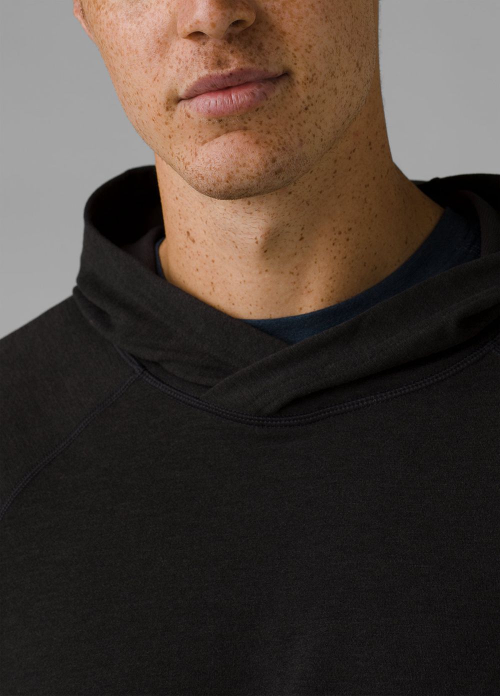 Black Men's PrAna Altitude Tracker Hoodie | JSLENQ923