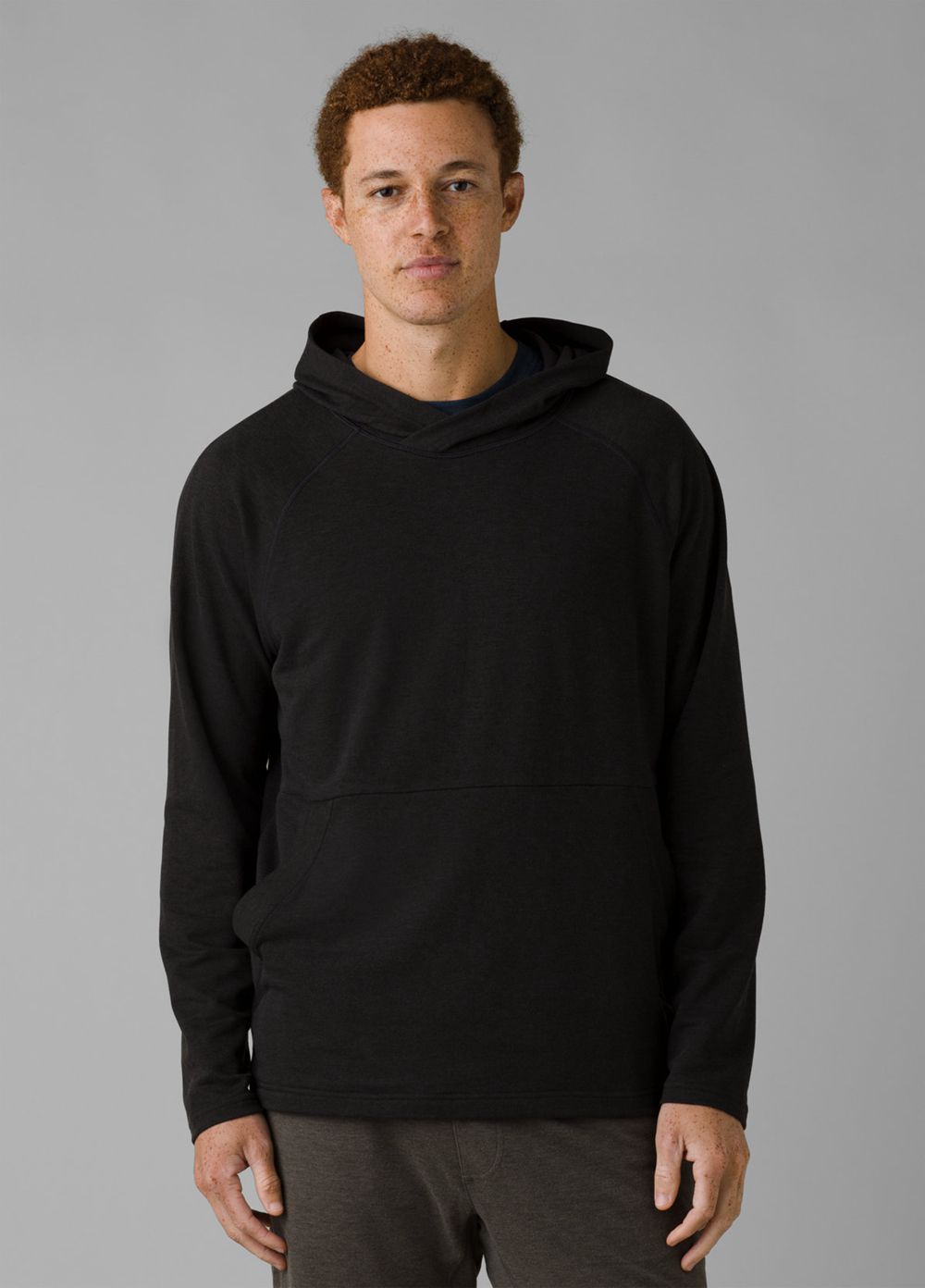 Black Men\'s PrAna Altitude Tracker Hoodie | JSLENQ923