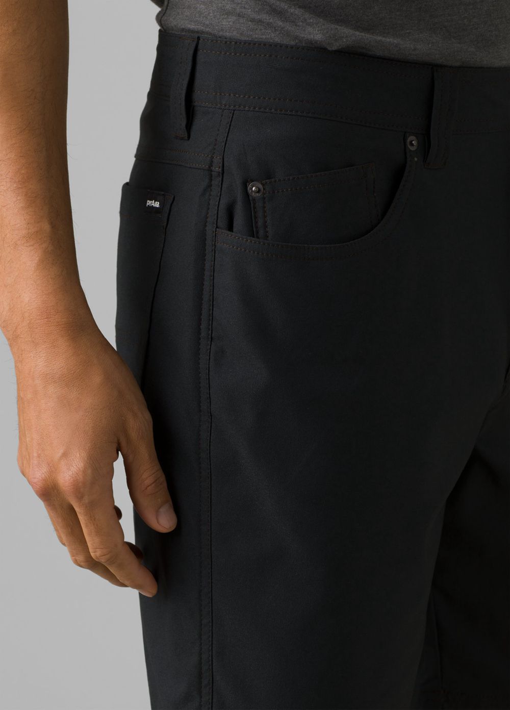 Black Men's PrAna Brion II Shorts | DZQLEC984