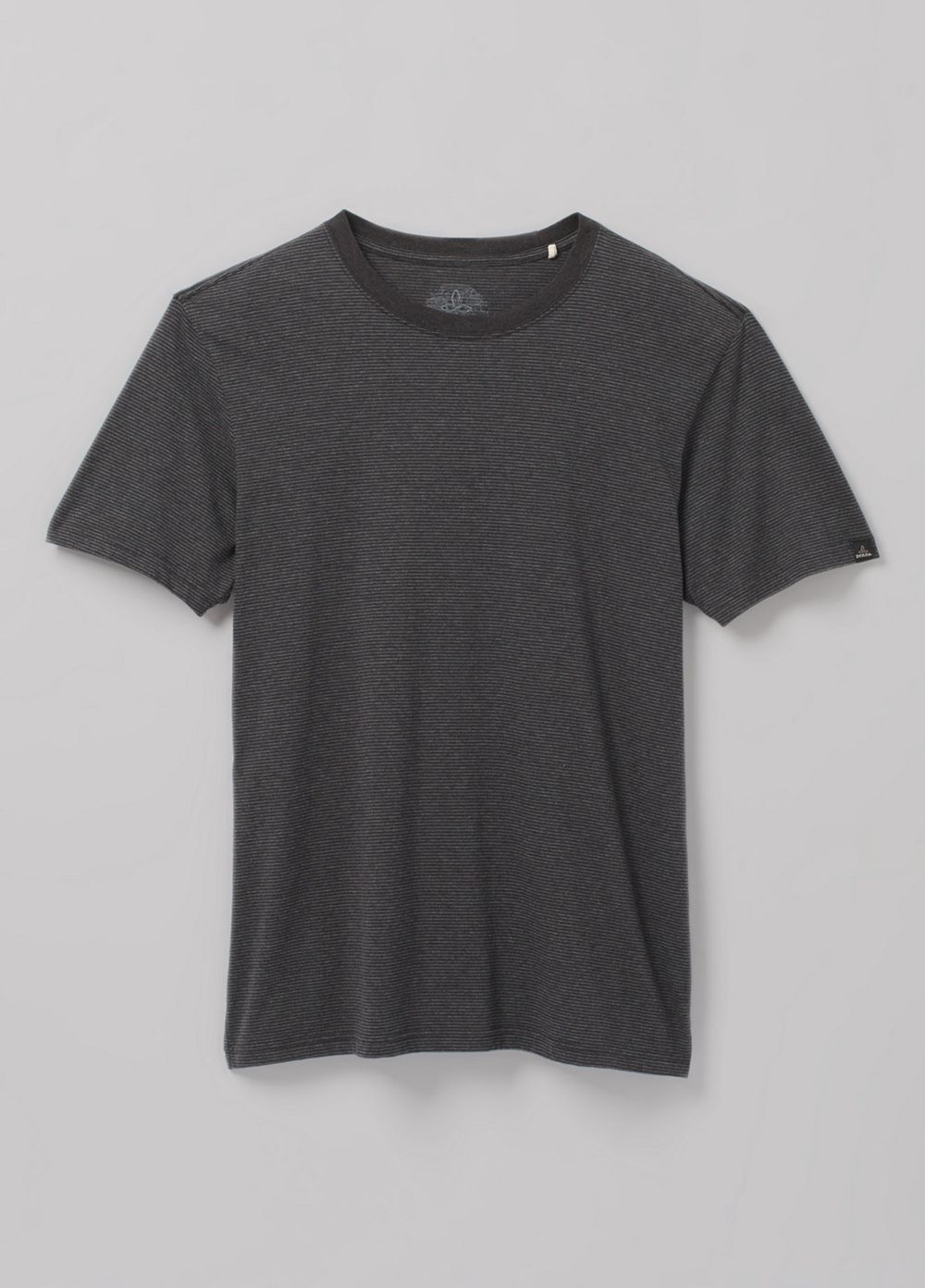 Black Men's PrAna Crew T-Shirts | MCFGNZ170