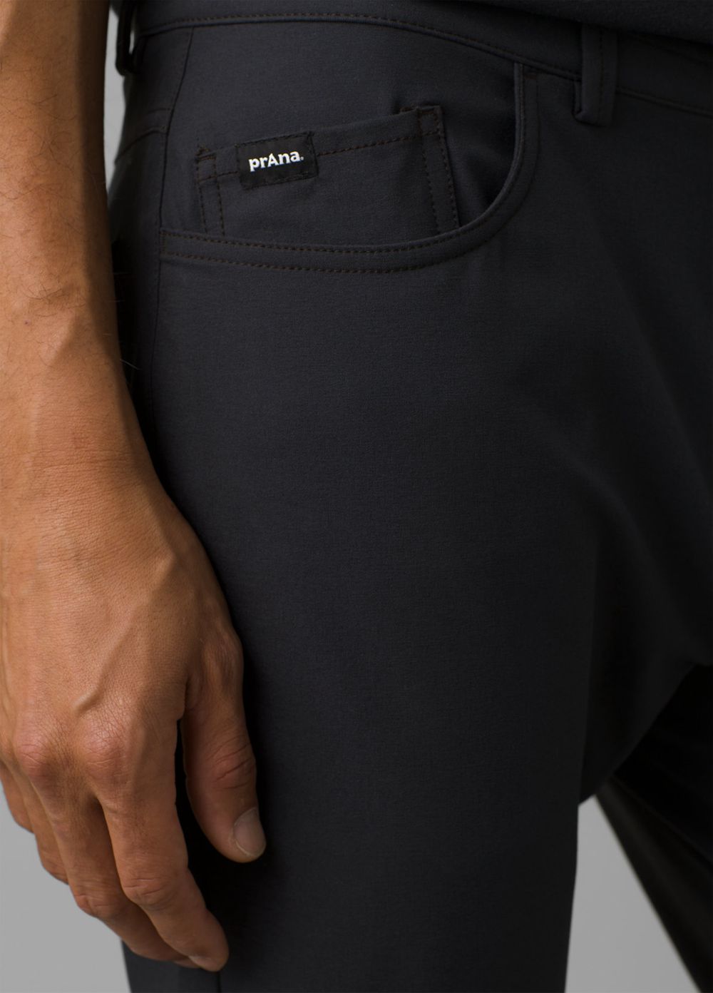 Black Men's PrAna Decoder Pants | HCBQED493