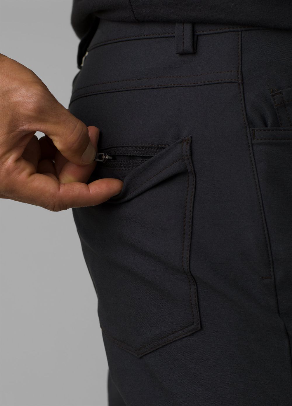 Black Men's PrAna Decoder Pants | HCBQED493