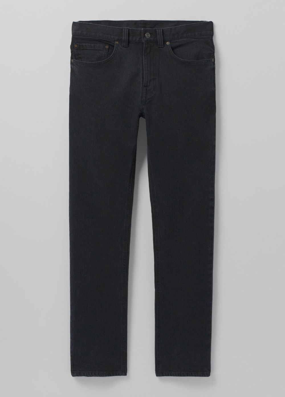 Black Men's PrAna Feener Jeans | YQMTVZ106