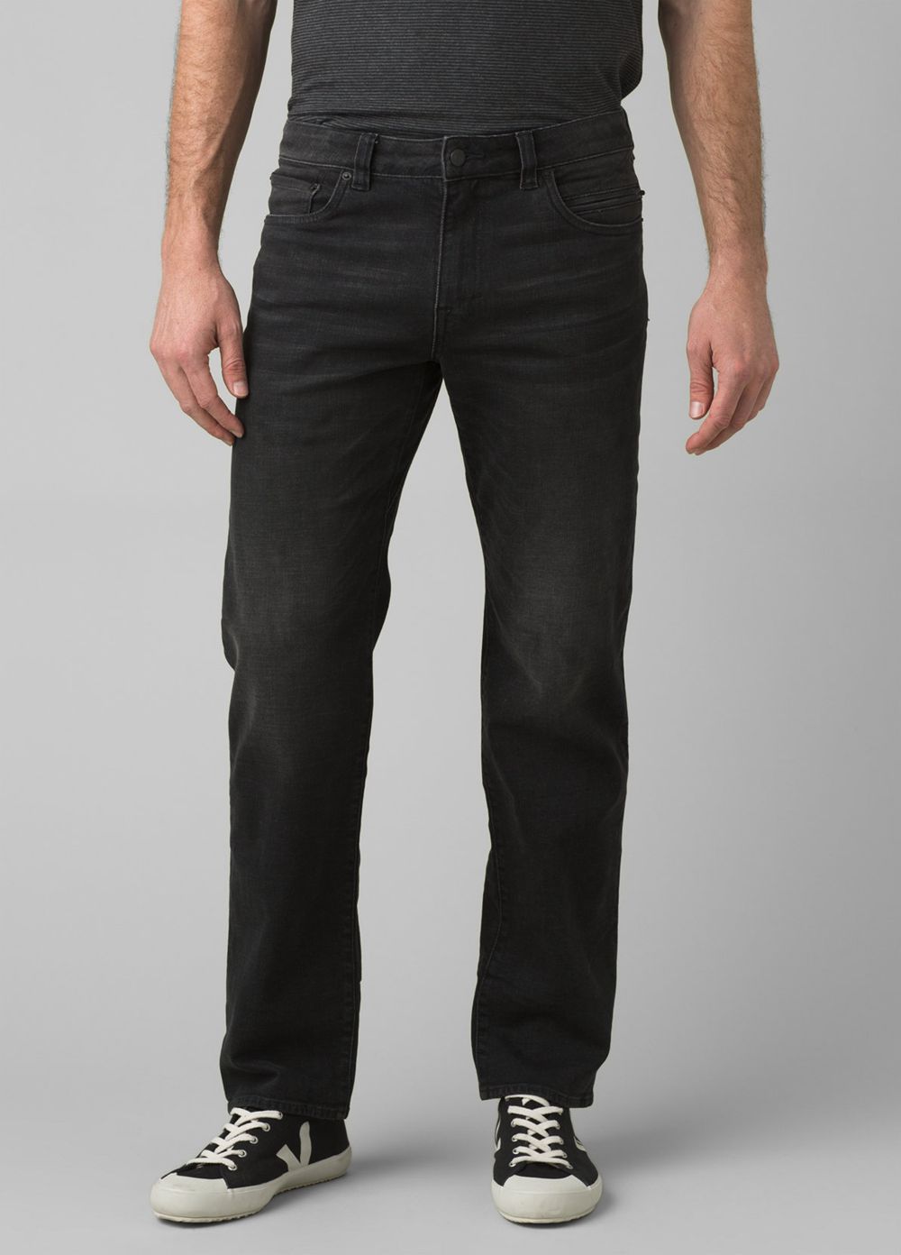 Black Men\'s PrAna Hillgard Jeans | WFLYMN418