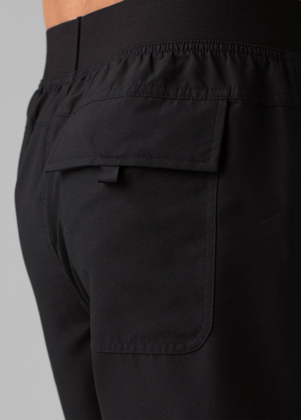 Black Men's PrAna Mojo Shorts | TALHFZ821