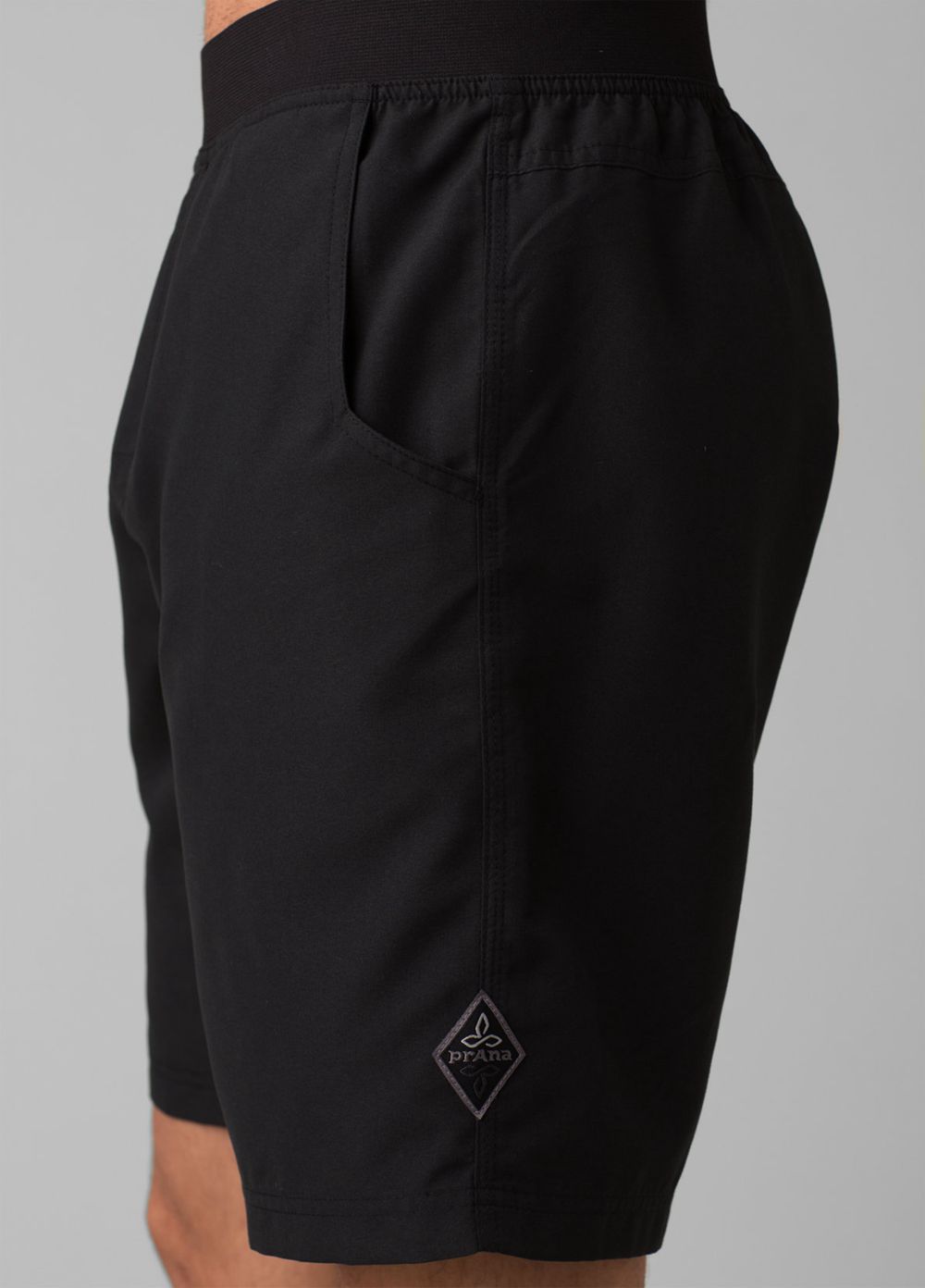 Black Men's PrAna Mojo Shorts | TALHFZ821