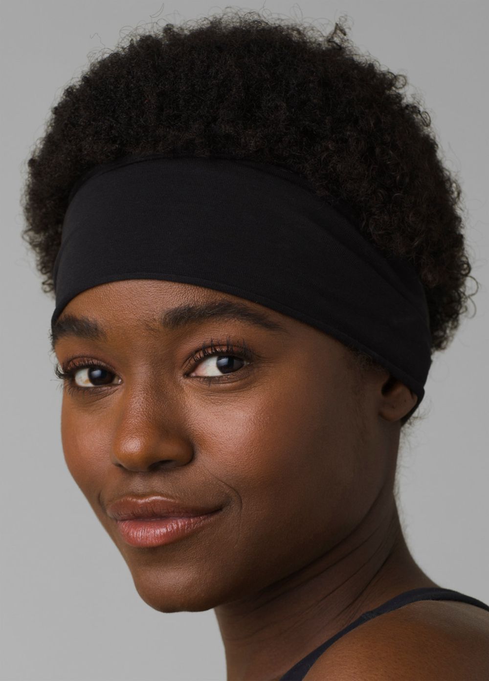 Black Men's PrAna Organic Headband | TJIYZQ307