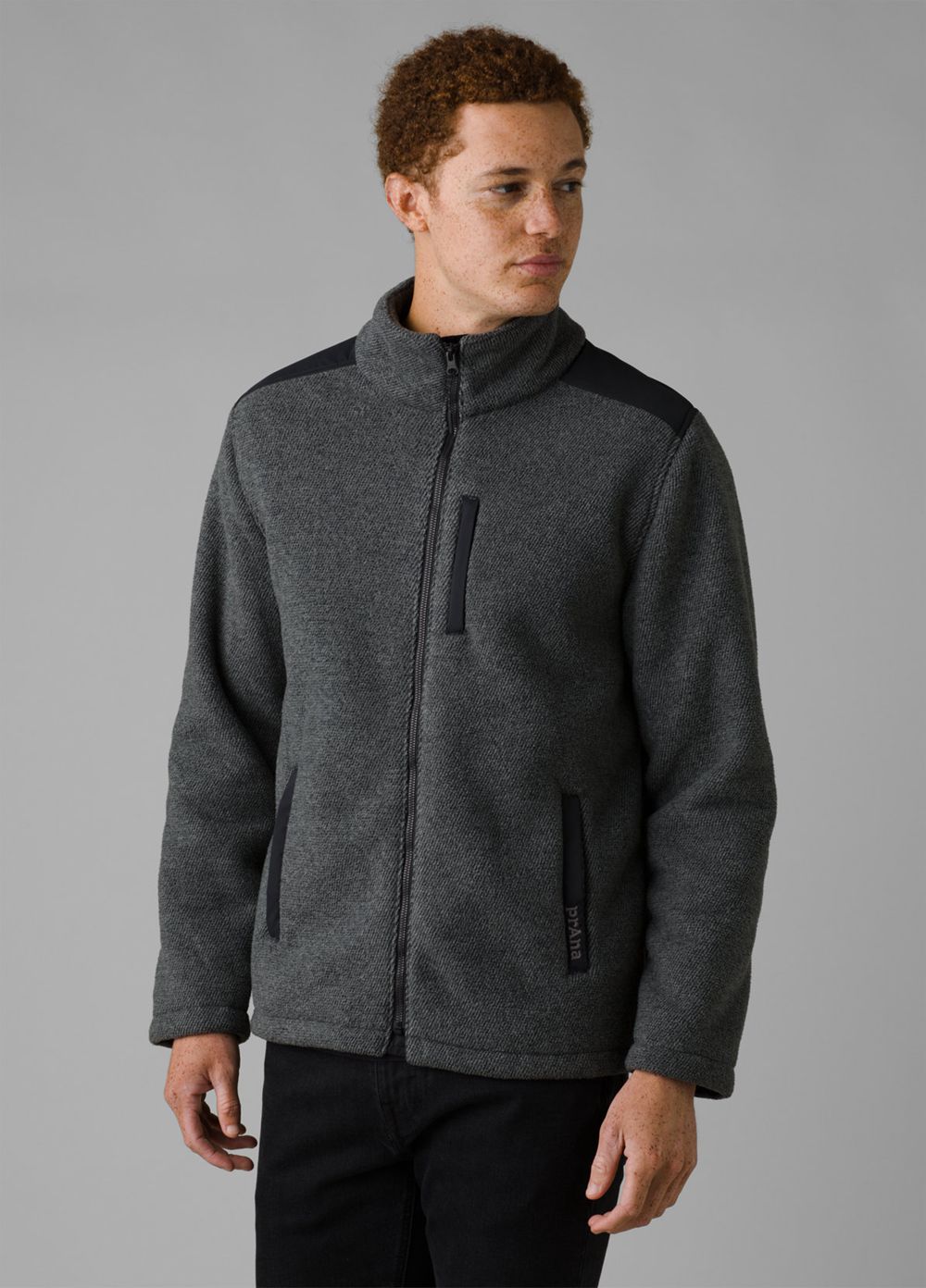 Black Men's PrAna Plymouth Rock Jackets | ILSQXU391