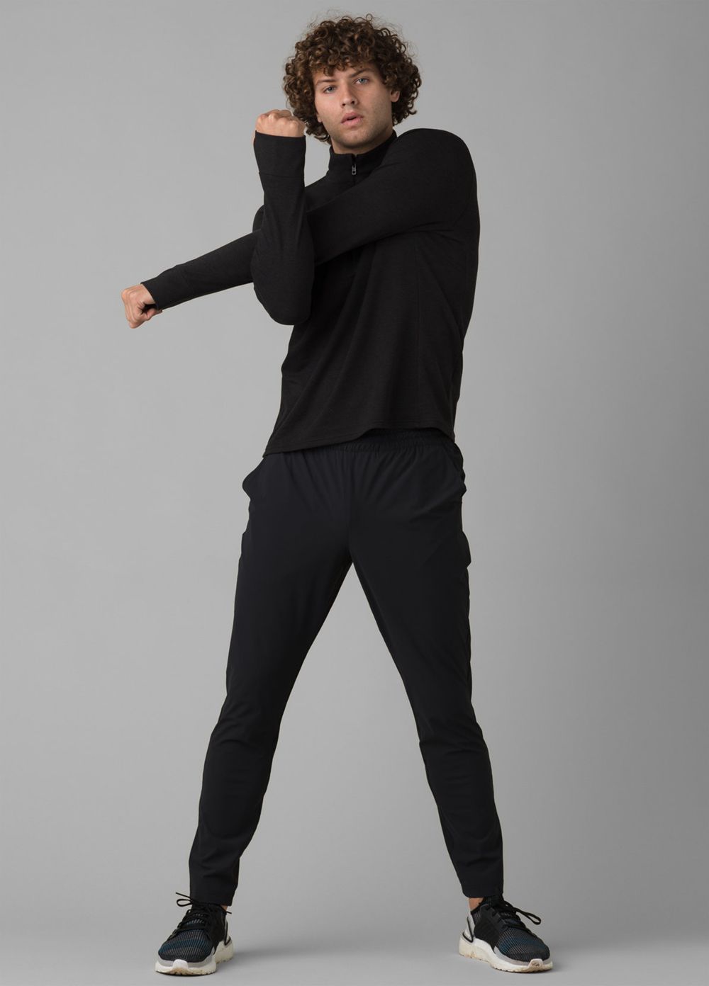 Black Men's PrAna Toro Sweep Pants | AYBMCE519