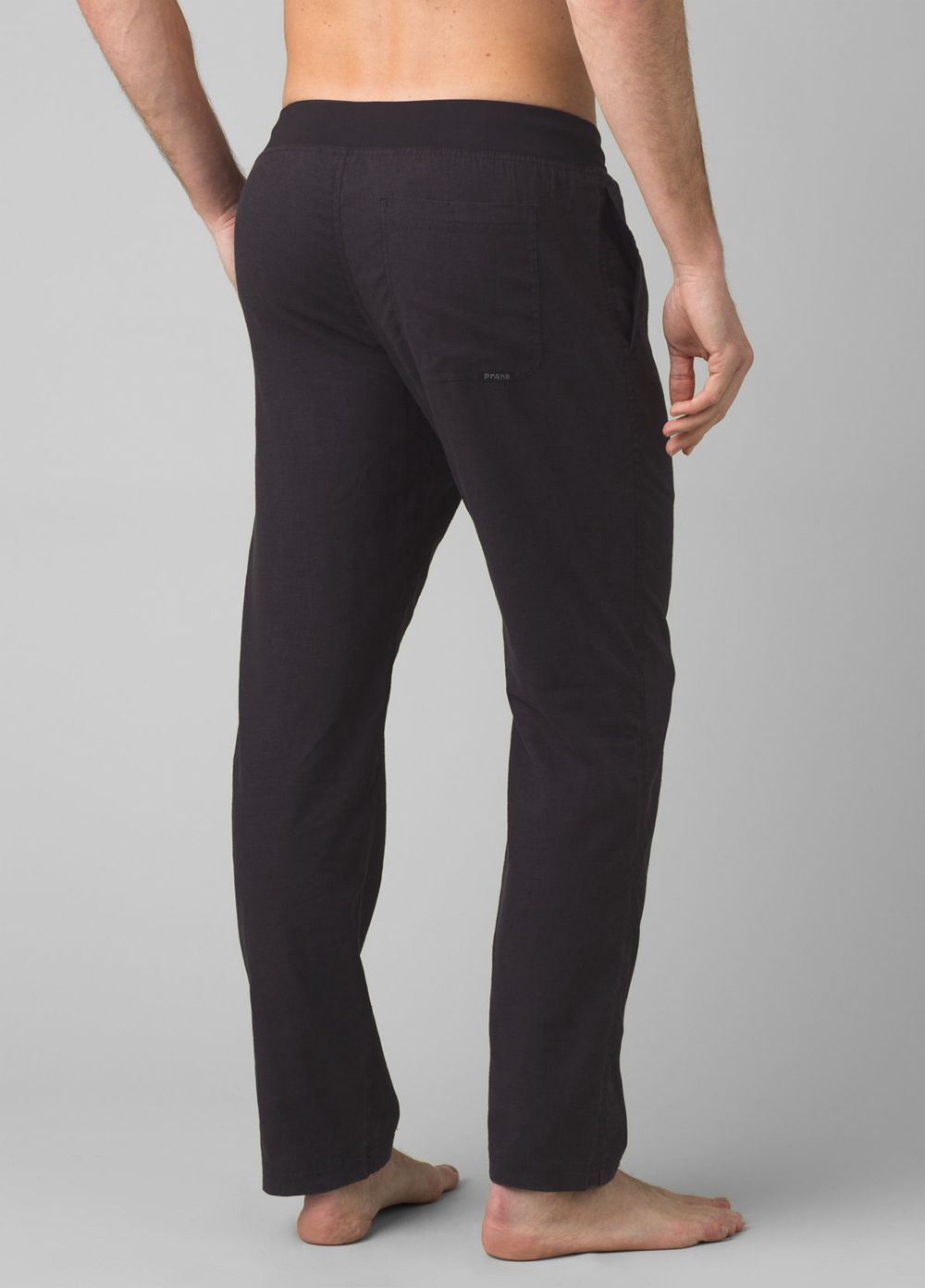 Black Men's PrAna Vaha Straight Pants | KQIHBS031