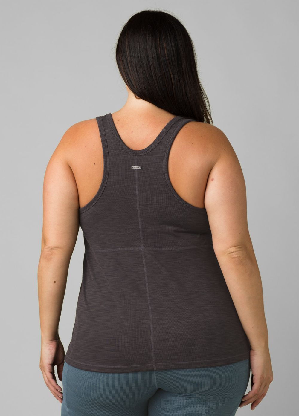 Black Women's PrAna Becksa Plus Tank Top | YETUJS197