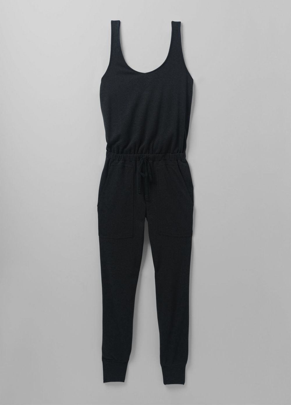 Black Women's PrAna Cozy Up Jumpsuits | BDRVKZ685