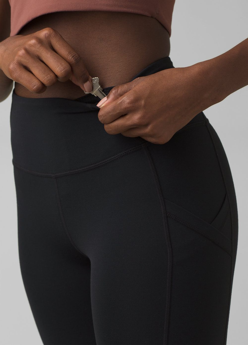 Black Women's PrAna Electa II Leggings | XSZIOQ059