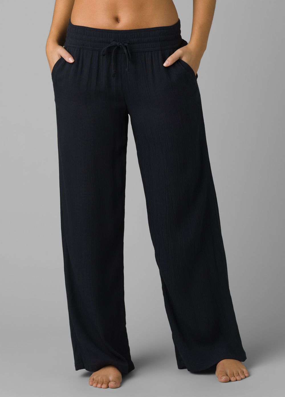 Black Women\'s PrAna Fernie Beach Pants | NSGTXD591