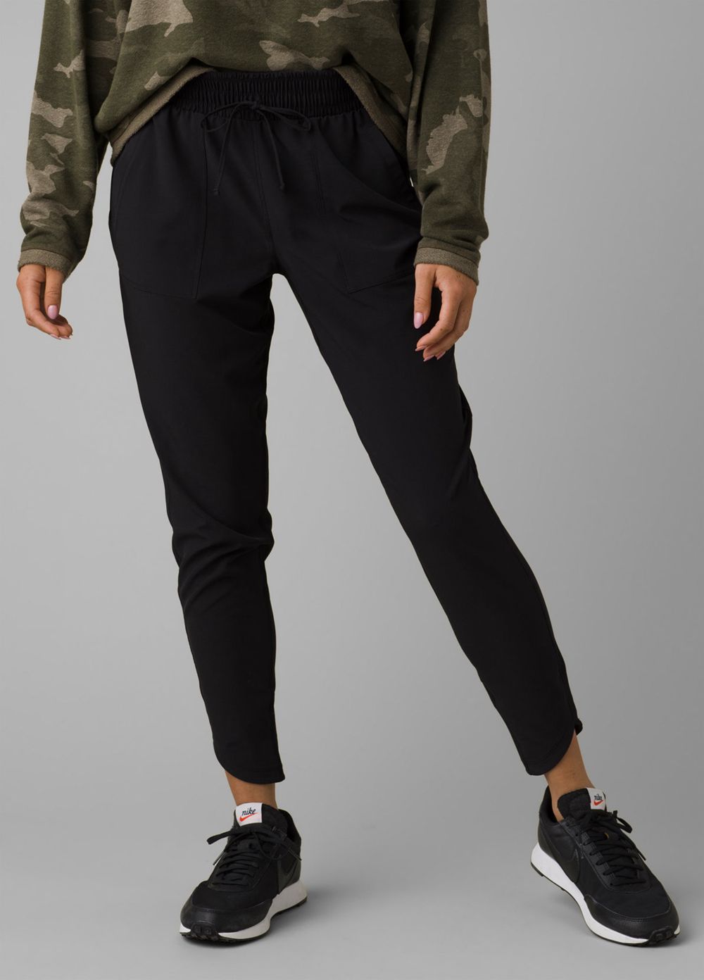 Black Women\'s PrAna Folgaria Pants | NJPLUC379