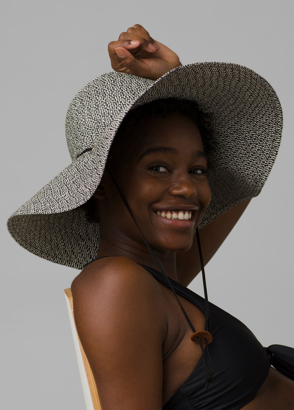 Black Women\'s PrAna Genevieve Sun Hats | IYSBAJ125