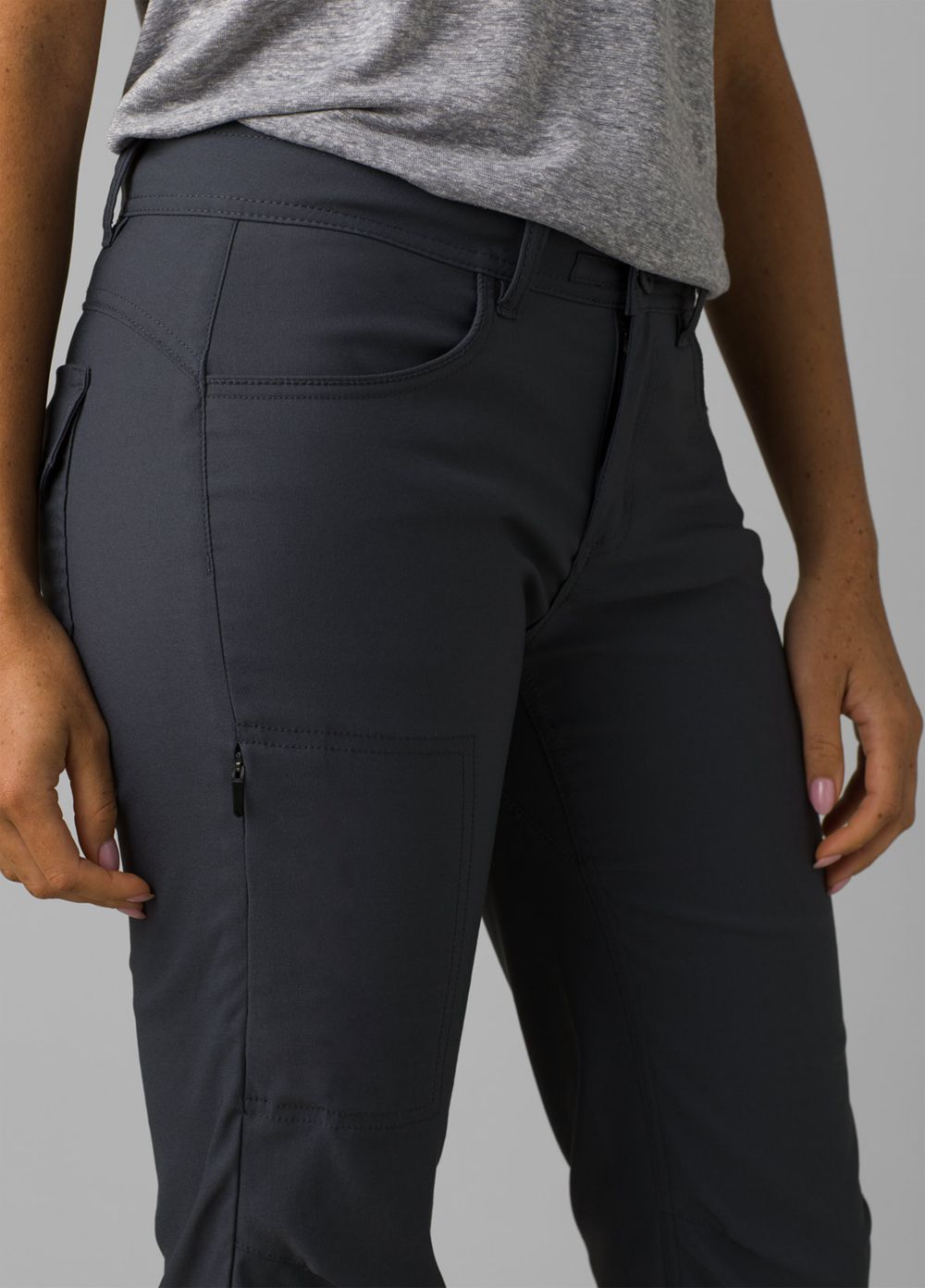 Black Women's PrAna Halle II Pants | CYEGAI038