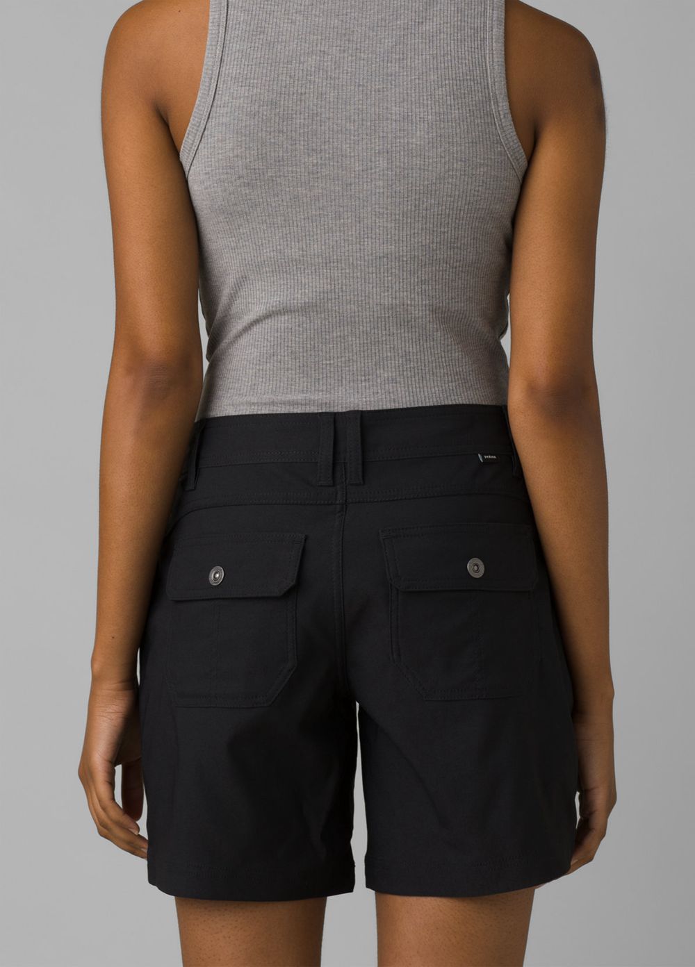 Black Women's PrAna Halle II Shorts | ZGEQXN321