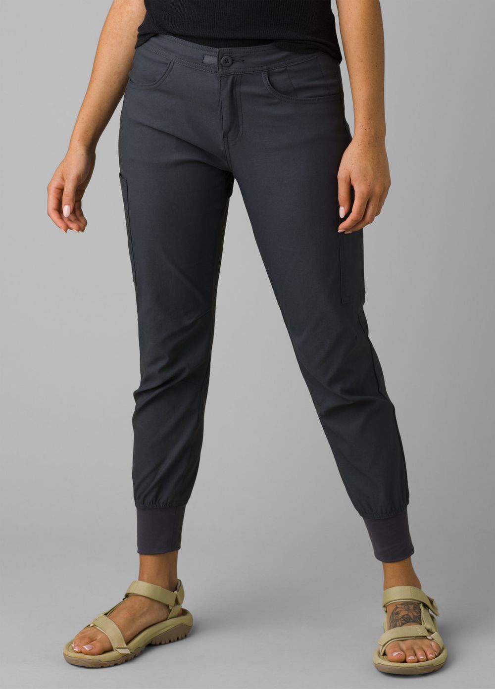 Black Women\'s PrAna Halle Jogger II Pants | UOXEWL268