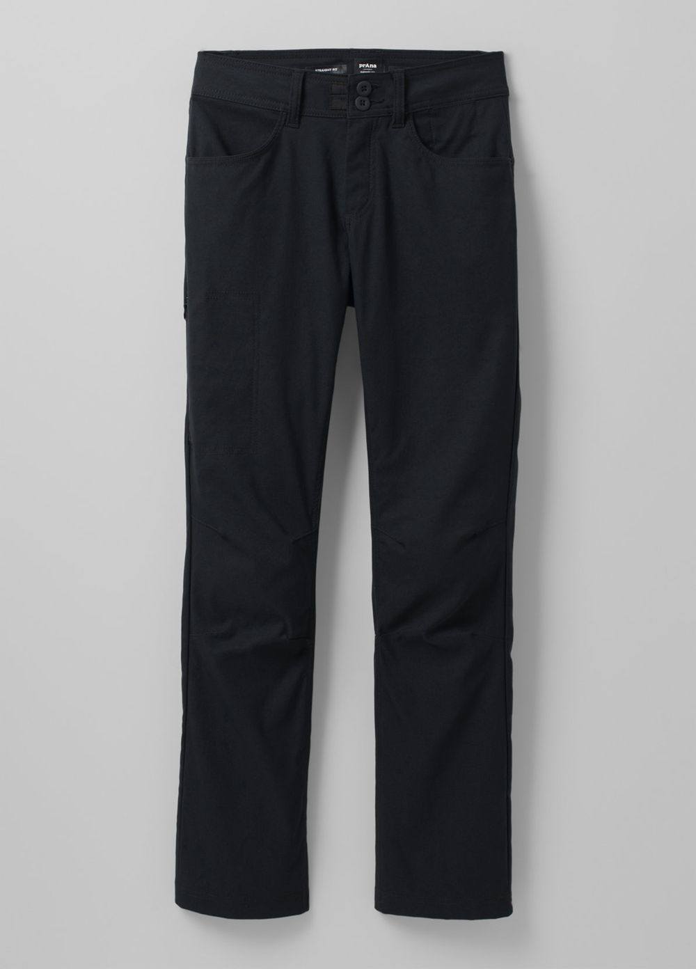 Black Women's PrAna Halle Straight II Pants | LBKAGV836