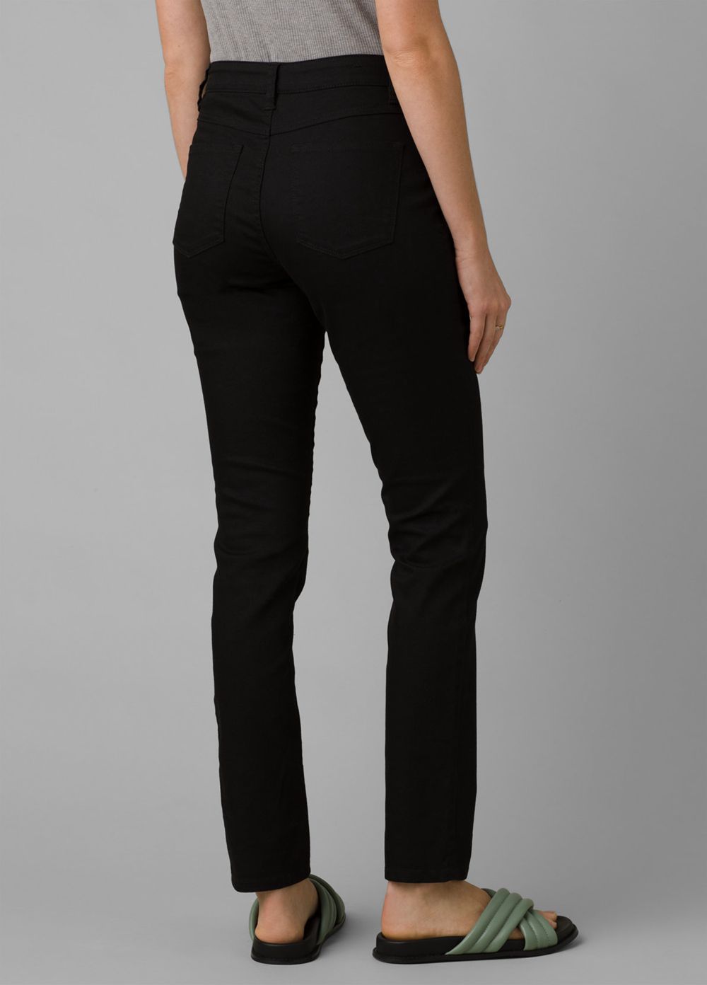 Black Women's PrAna Kayla High Rise Jeans | HRMXGW179