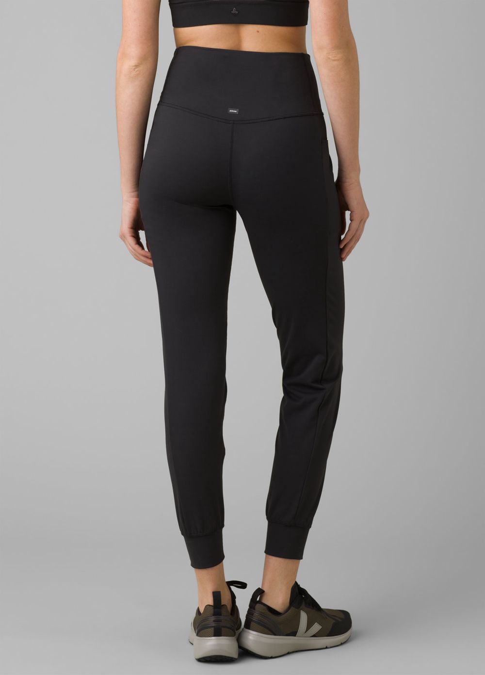 Black Women's PrAna Layna Jogger Leggings | ILGZMN523