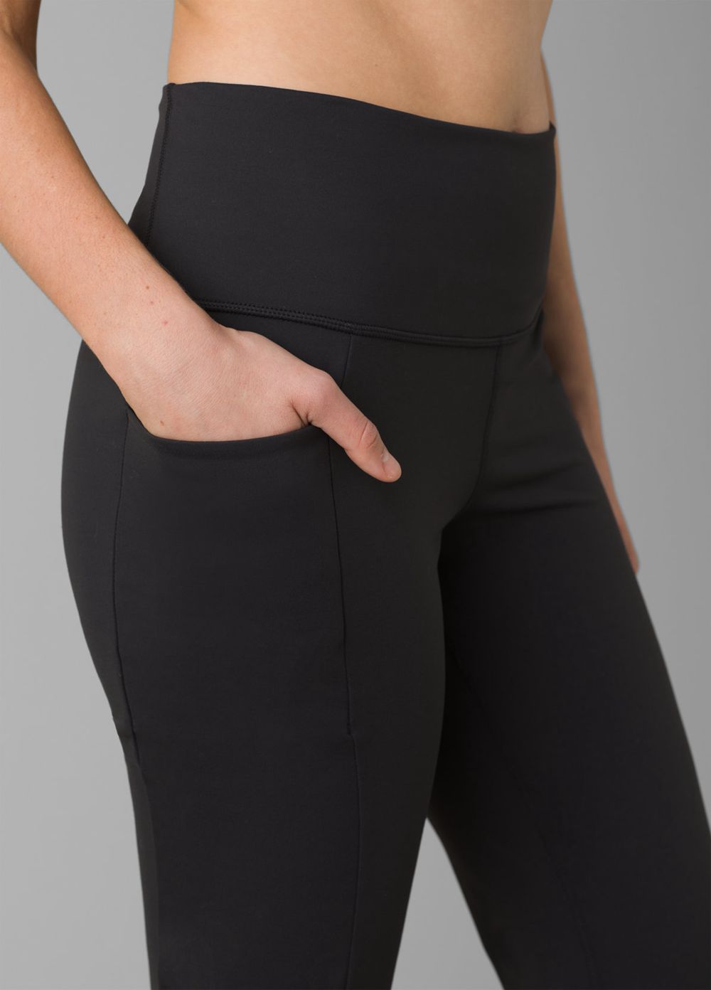 Black Women's PrAna Layna Jogger Leggings | ILGZMN523