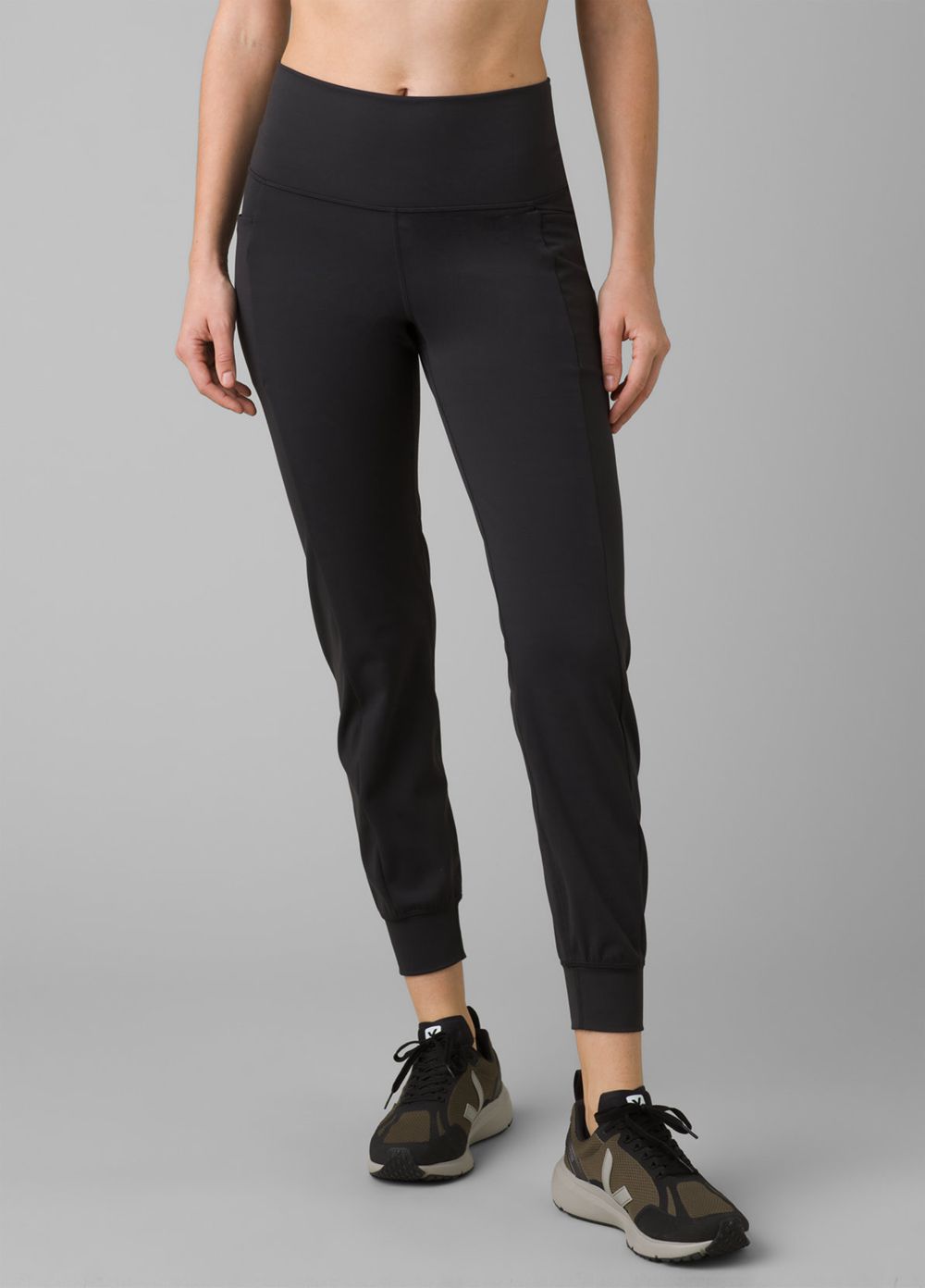 Black Women\'s PrAna Layna Jogger Leggings | ILGZMN523