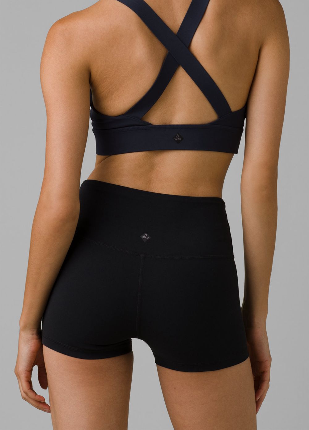 Black Women's PrAna Layna Shorts | PYMXGO148