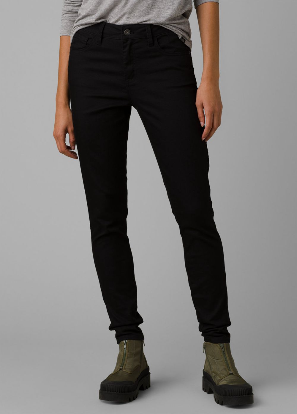 Black Women\'s PrAna Oday Jeans | KUESOZ984