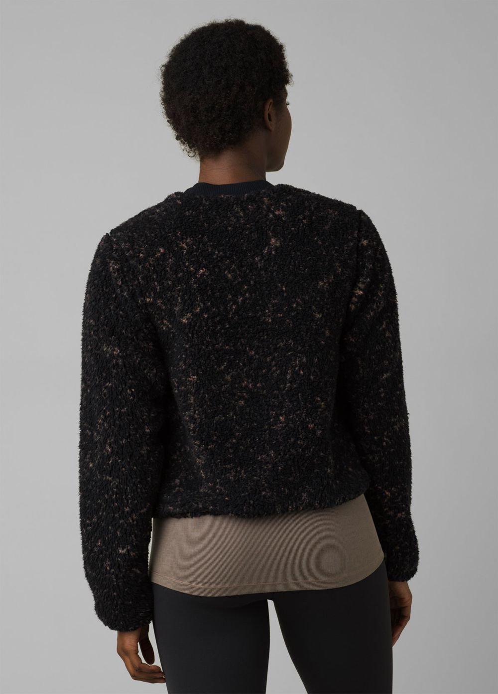 Black Women's PrAna Polar Escape Sweatshirt | BYXZAR745