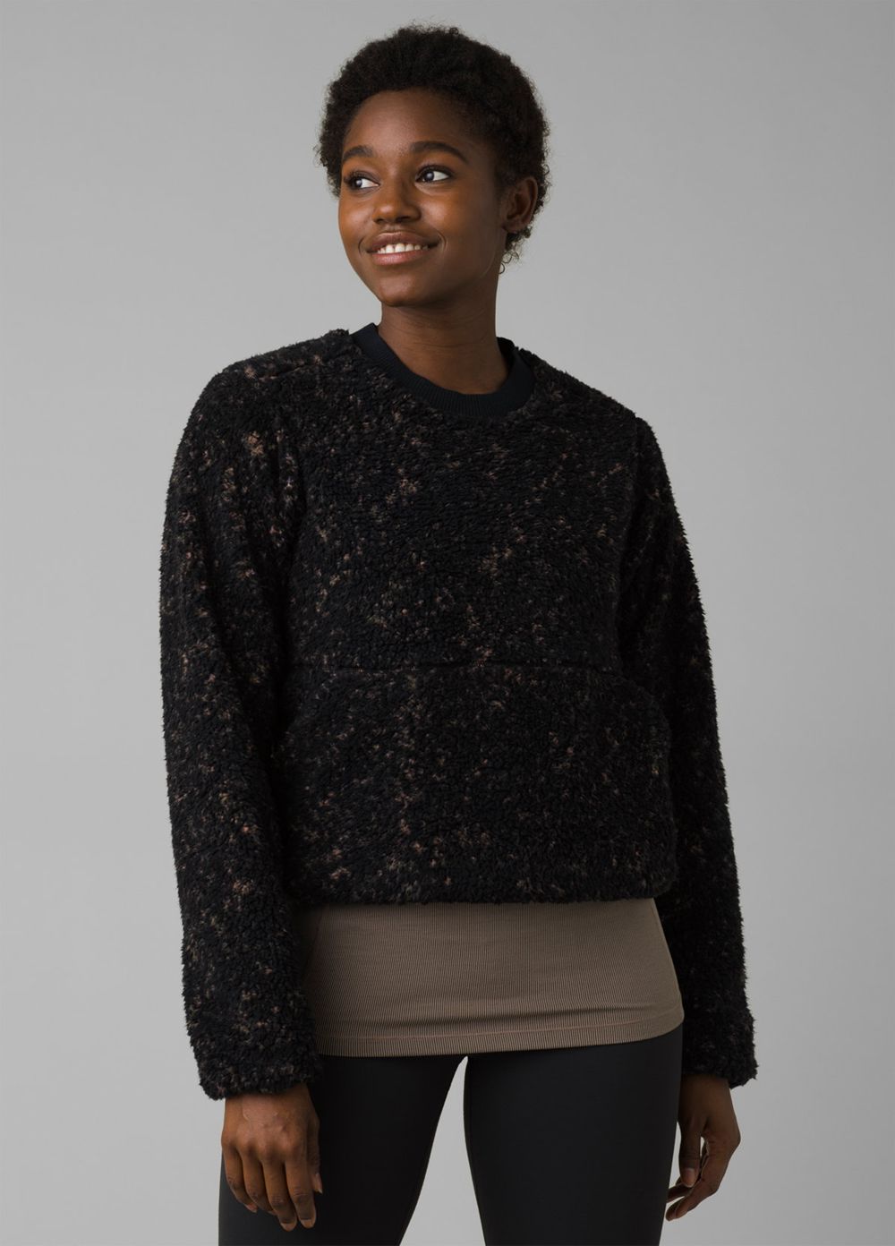 Black Women\'s PrAna Polar Escape Sweatshirt | BYXZAR745