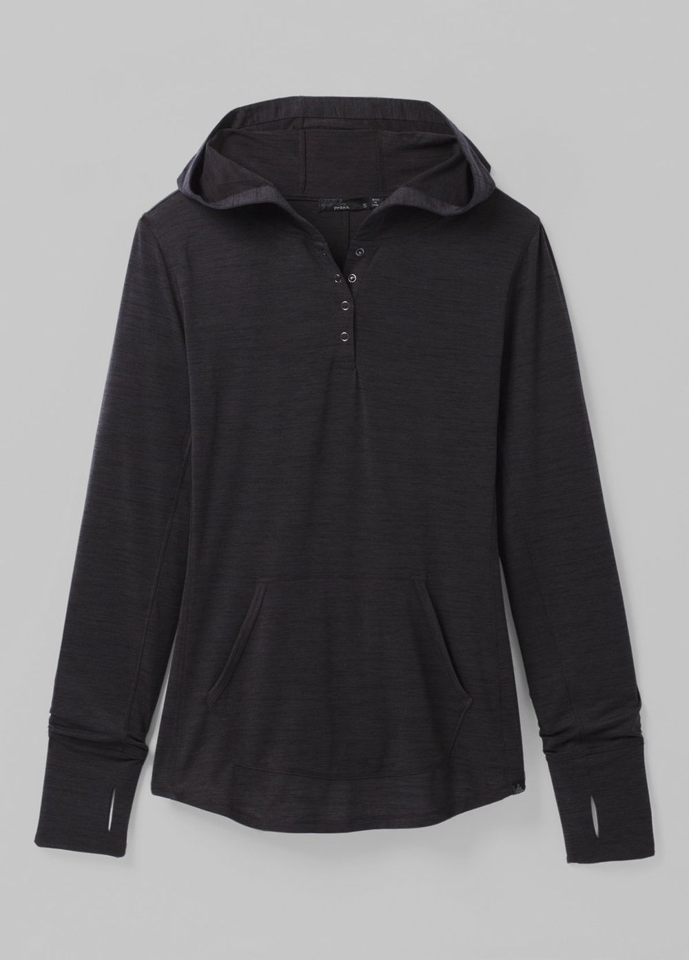 Black Women's PrAna Sol Protect Hoodie | JBNWMV690