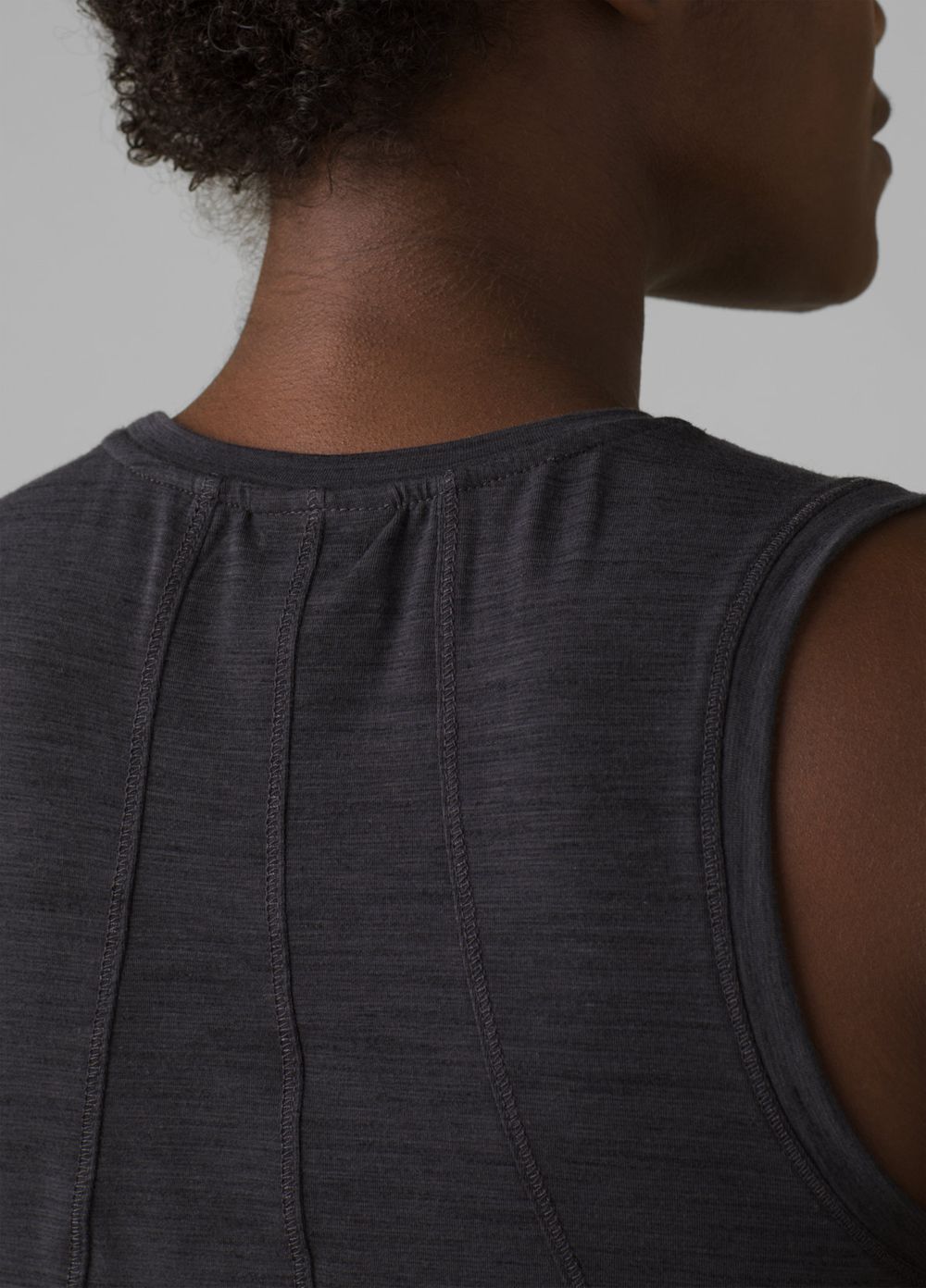 Black Women's PrAna Sol Protect Tank Top | HAIGNZ806