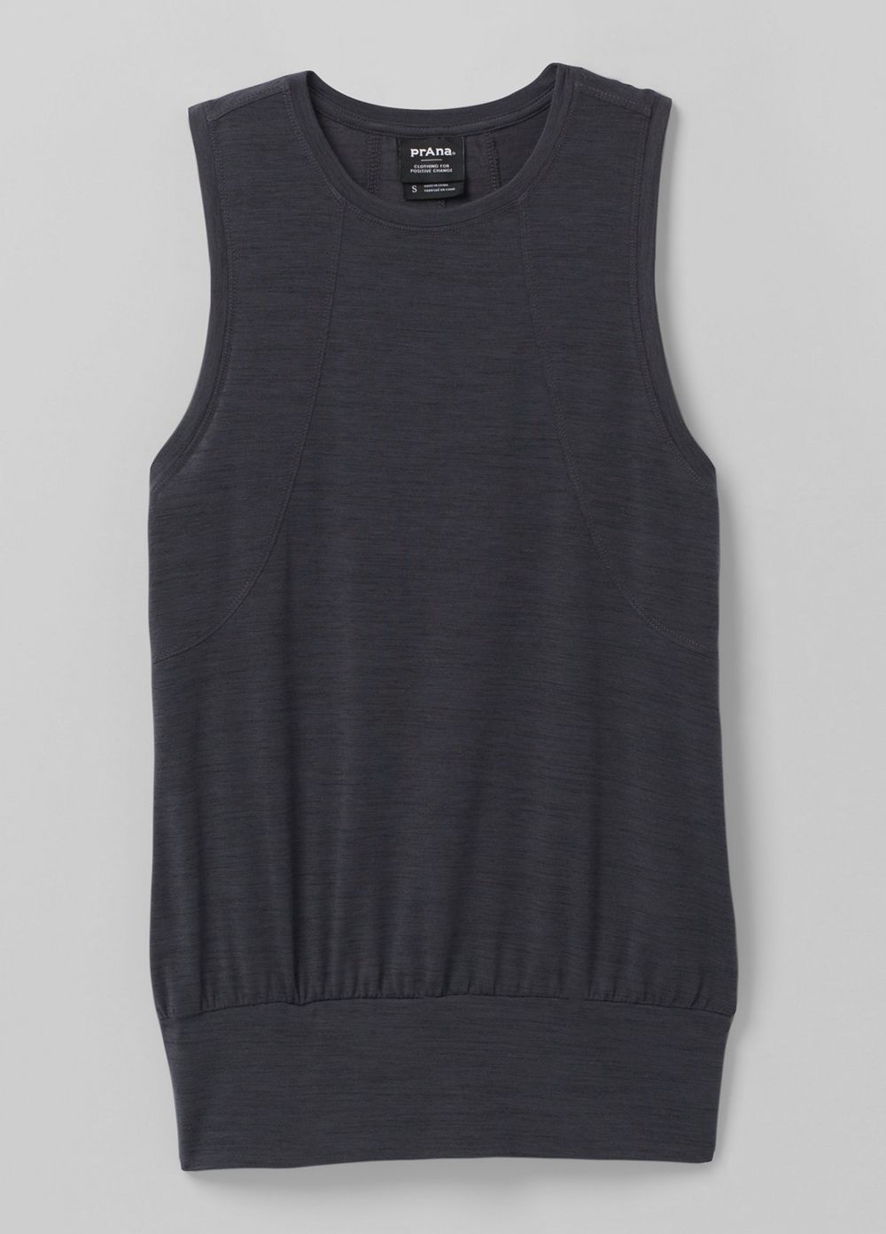 Black Women's PrAna Sol Protect Tank Top | HAIGNZ806