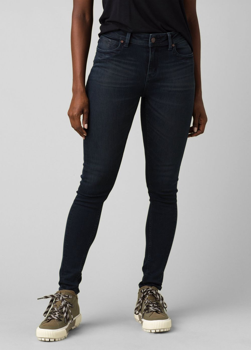 Black Women\'s PrAna Soma Jeans | KWBCZD340