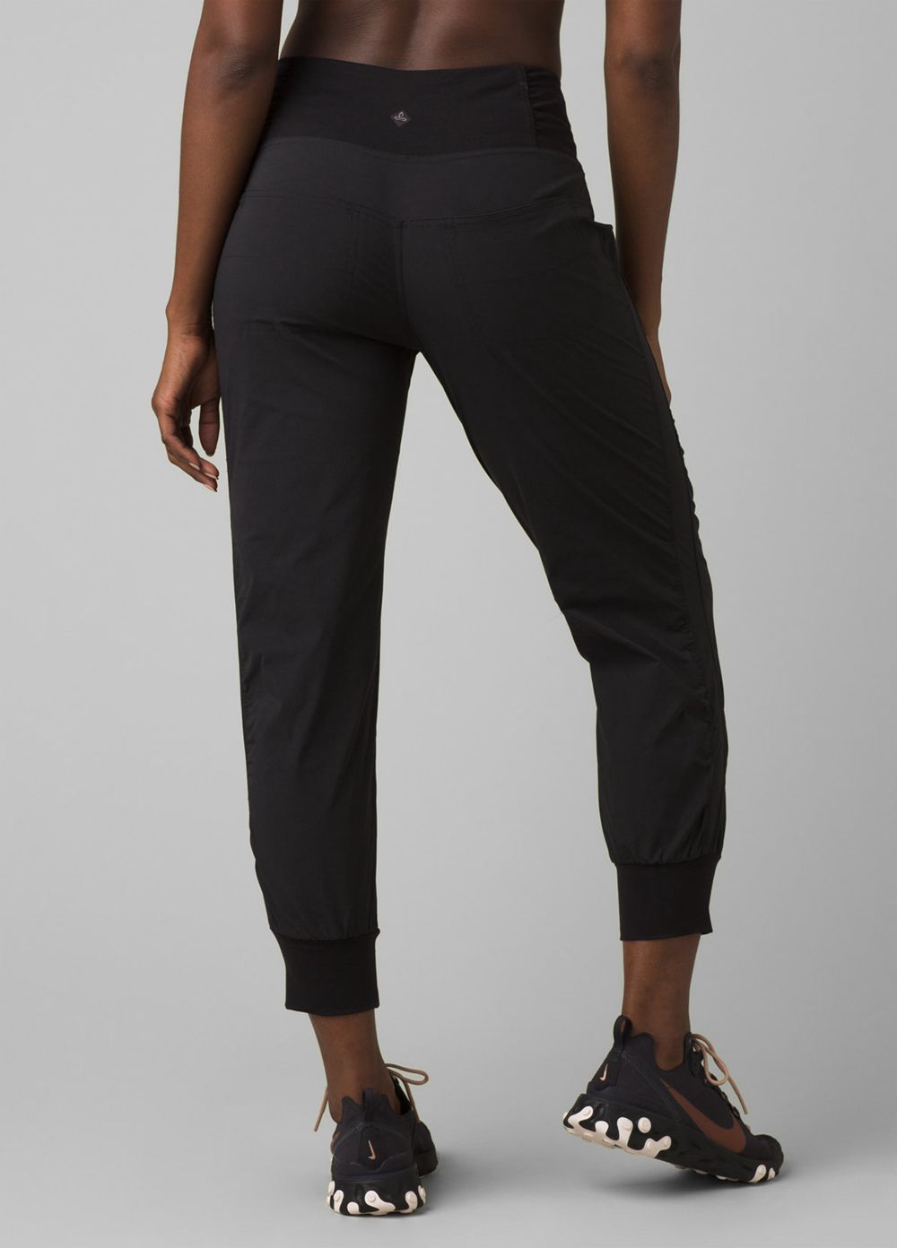 Black Women's PrAna Summit Jogger Pants | LSCHDM456