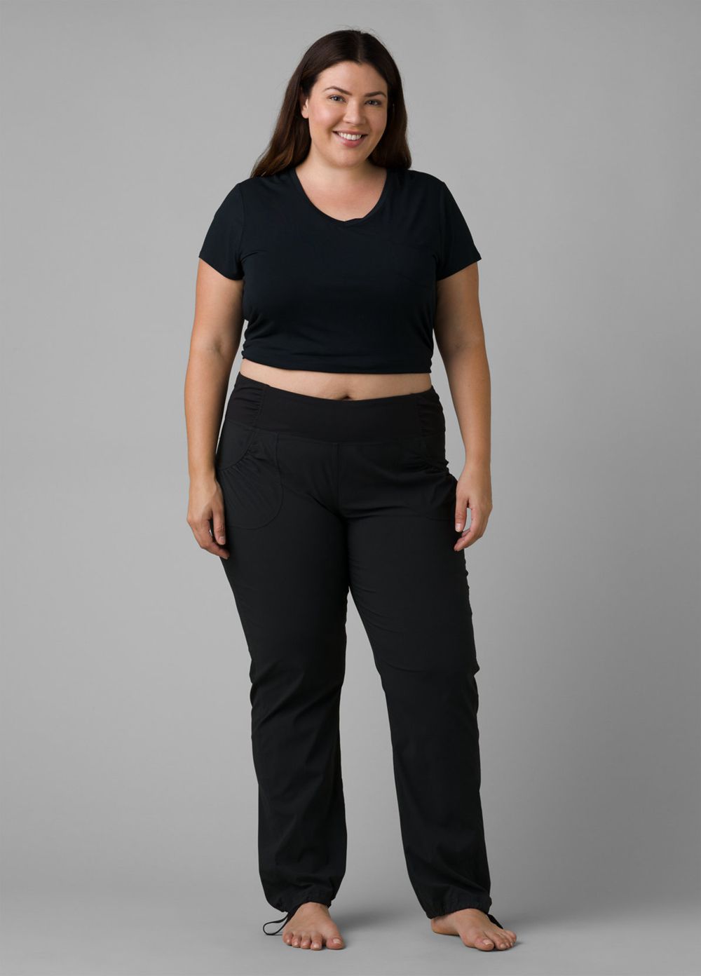 Black Women's PrAna Summit Plus Pants | FLCHPQ745