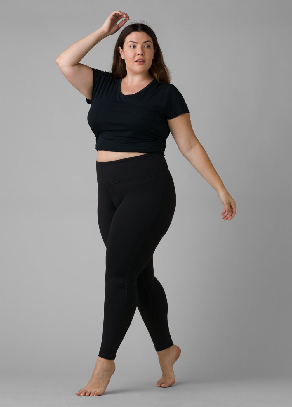 Black Women's PrAna Transform Plus Leggings | PJEKHI974