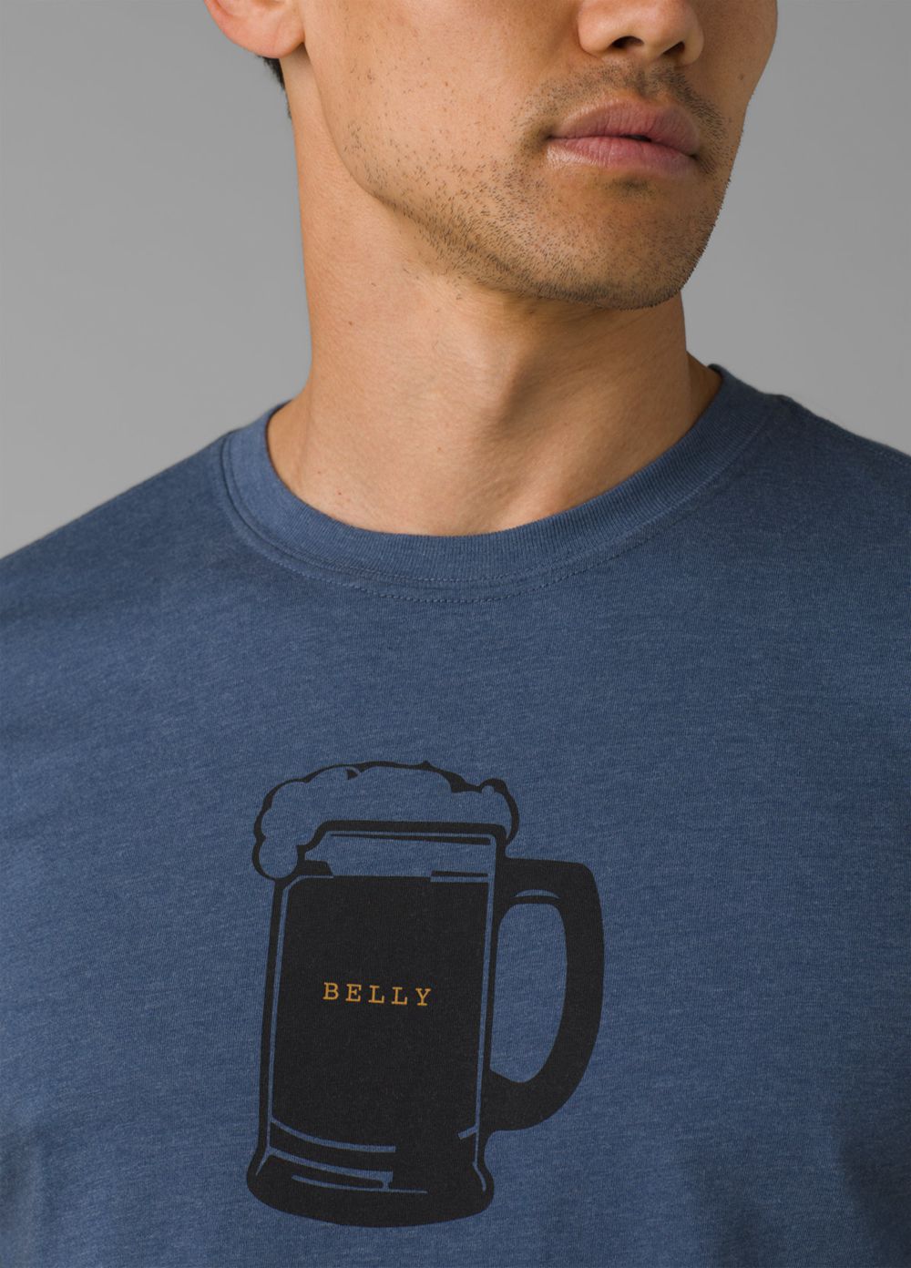 Blue Men's PrAna Beer Belly Journeyman T-Shirts | SJLRDG106