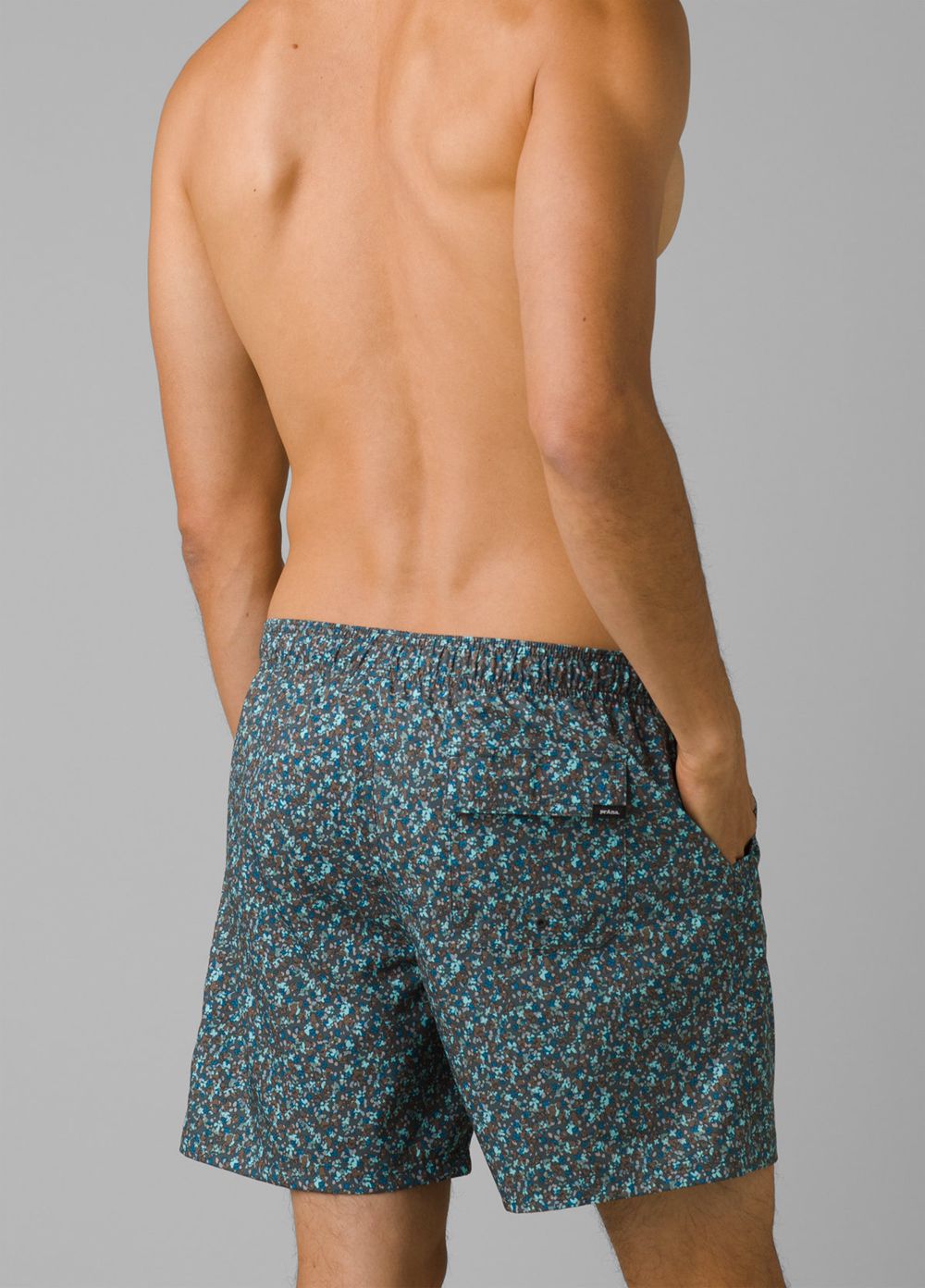 Blue Men's PrAna Bowie E-Waist Boardshorts | FEWSRP120