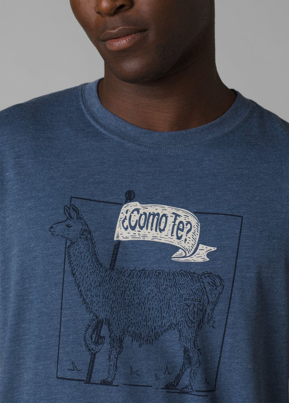 Blue Men's PrAna Como Te Llama Journeyman 2 T-Shirts | ZADPRS147